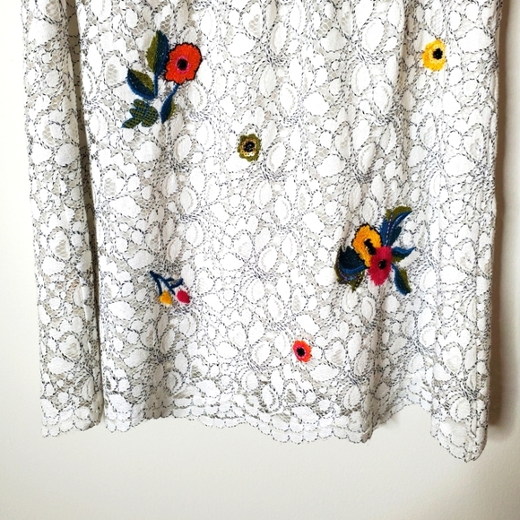 Anthropologie Maeve Macie Lace Embroidered Tank Blouse Top - Picture 11 of 14